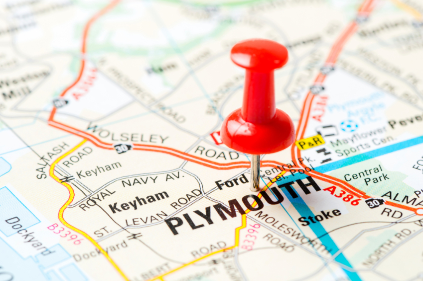 map of plymouth