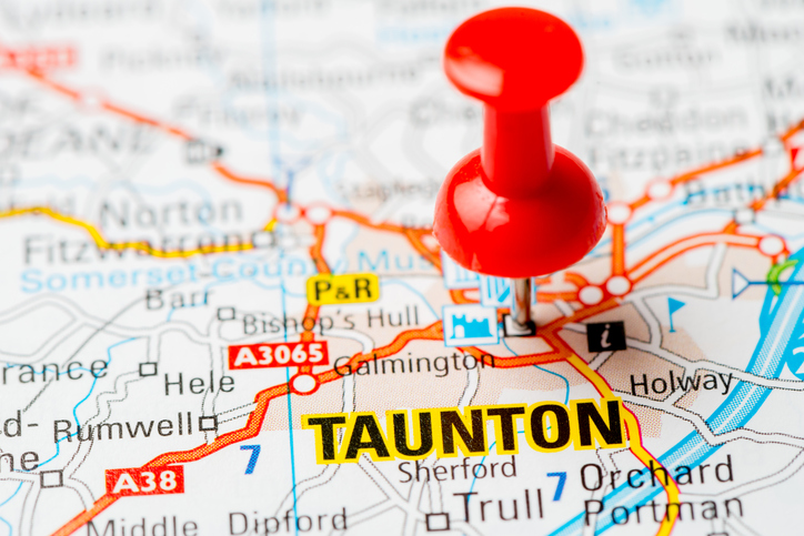 Taunton map