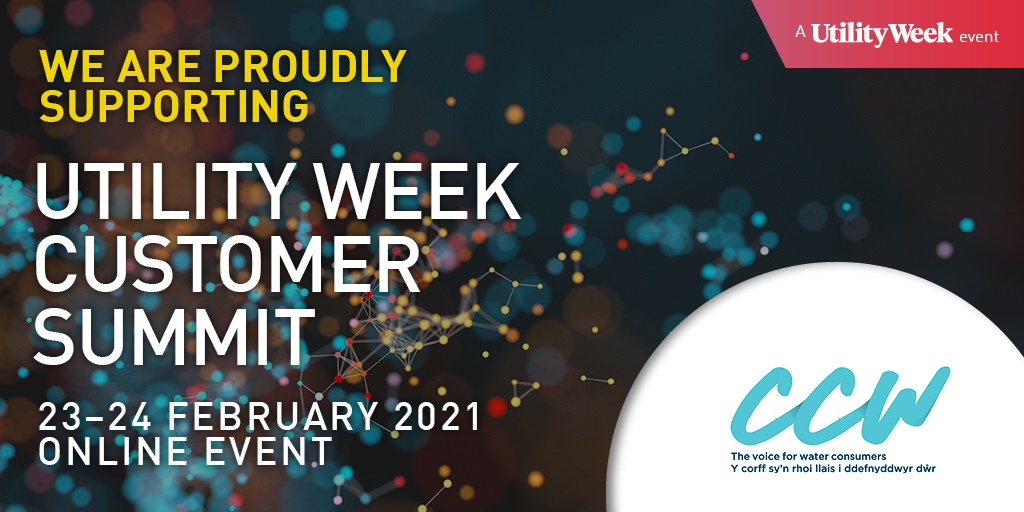 utility week customer summit 2021 virtual event poster